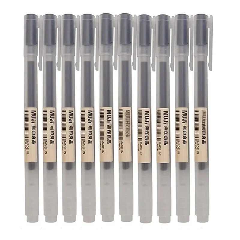 6/8 Pz/set MUJIs Penna Gel Ner - Muji Stationery Gel Pen recensione e prezzo