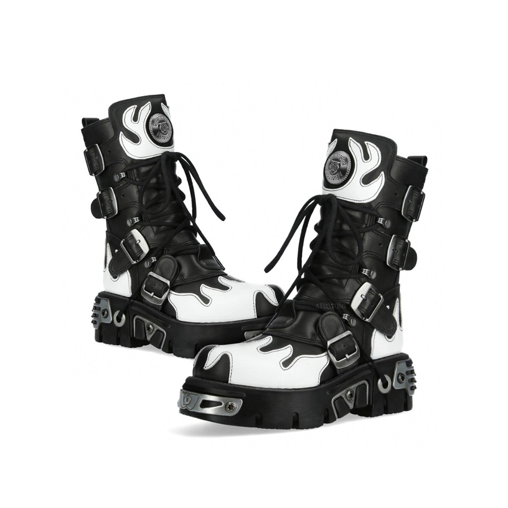Nuovi Stivali da Moto Punk Got - Guipure Lace Panel recensione e prezzo