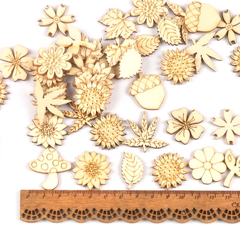 30 pz 25-30mm legno accessori  - Embellish Craft recensione e prezzo