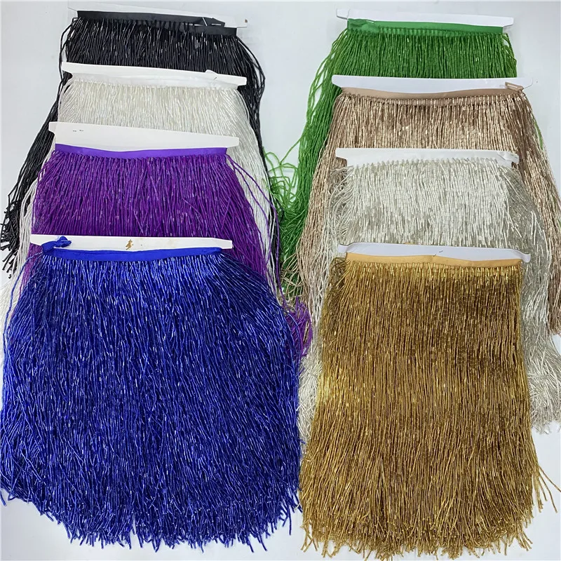 5 metri/lotto bella finiture p - Beaded Trim Fringe recensione e prezzo