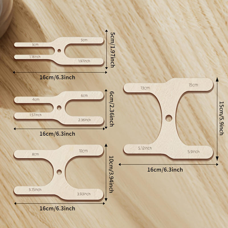Set di 4 Strumenti in Legno pe - Pom Pom Maker Tool recensione e prezzo