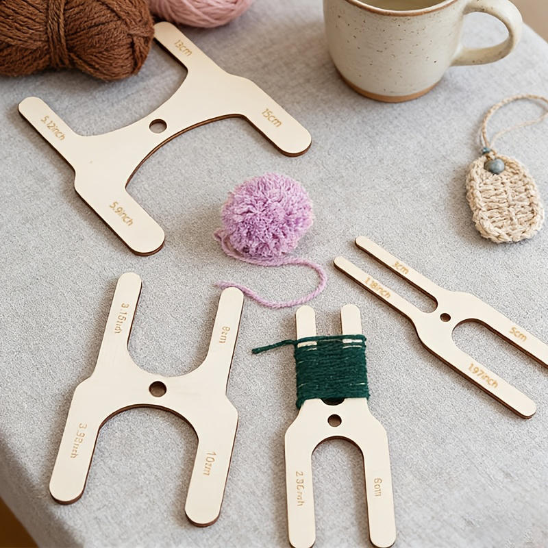 Set di 4 Strumenti in Legno pe - Pom Pom Maker Tool recensione e prezzo